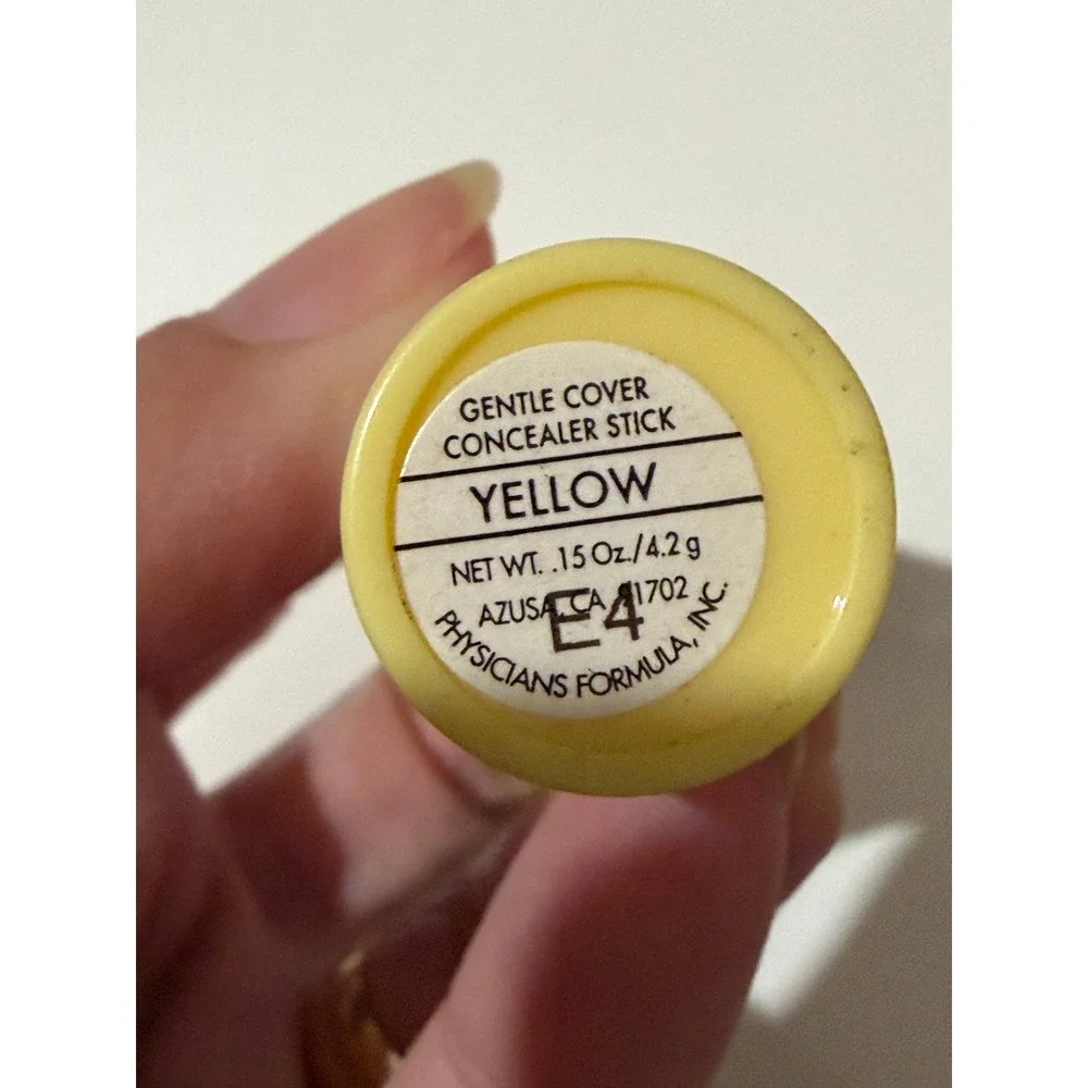 Physicians Formula Gentle Cover Concealer Stick Yellow‎ Color Corrector 0.15oz